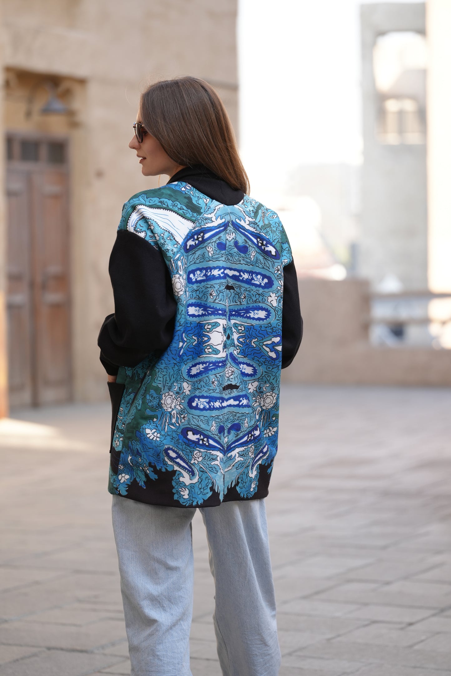 Blue Ocean/Printed Jacket