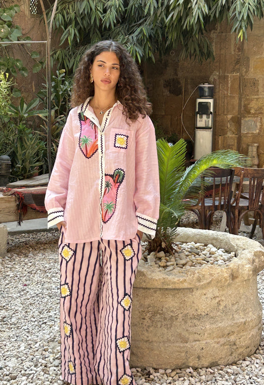 Baby Pink Set with Prints