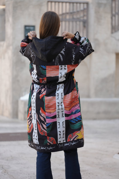 Mwaj/Trench Coat W. Prints