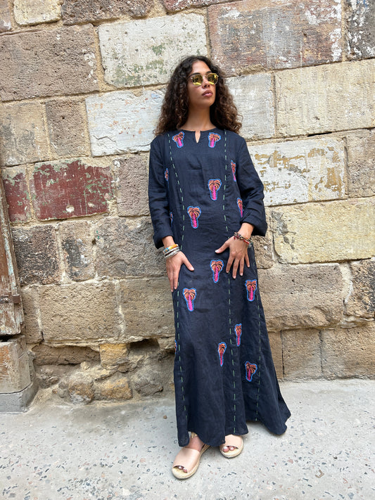 Summer Dress with Embroidery