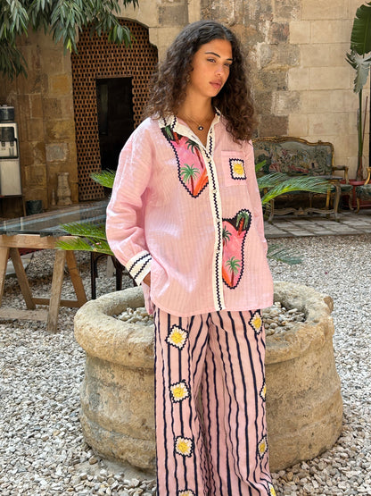 Baby Pink Set with Prints