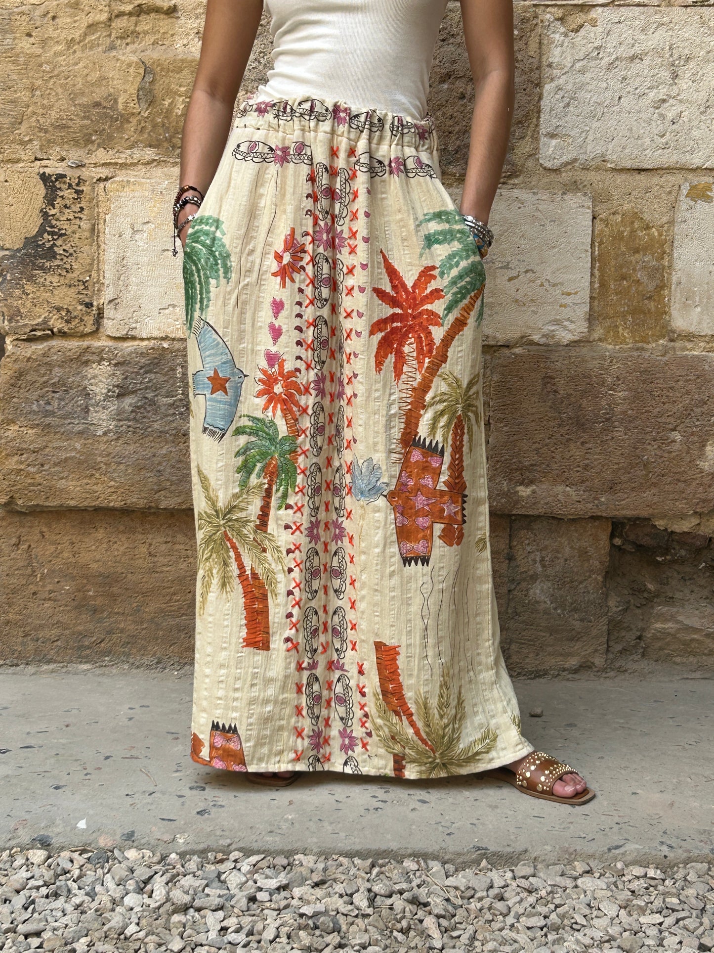 Birds Skirt